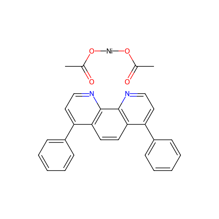 (BPhen)Ni(OAc)₂.xH₂O