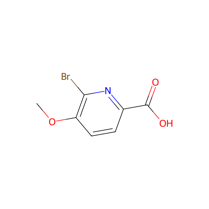 6-溴-5-甲氧基-2-羧酸吡啶