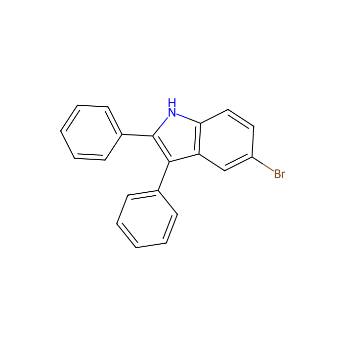 5-溴-2,3-二苯基-1H-吲哚