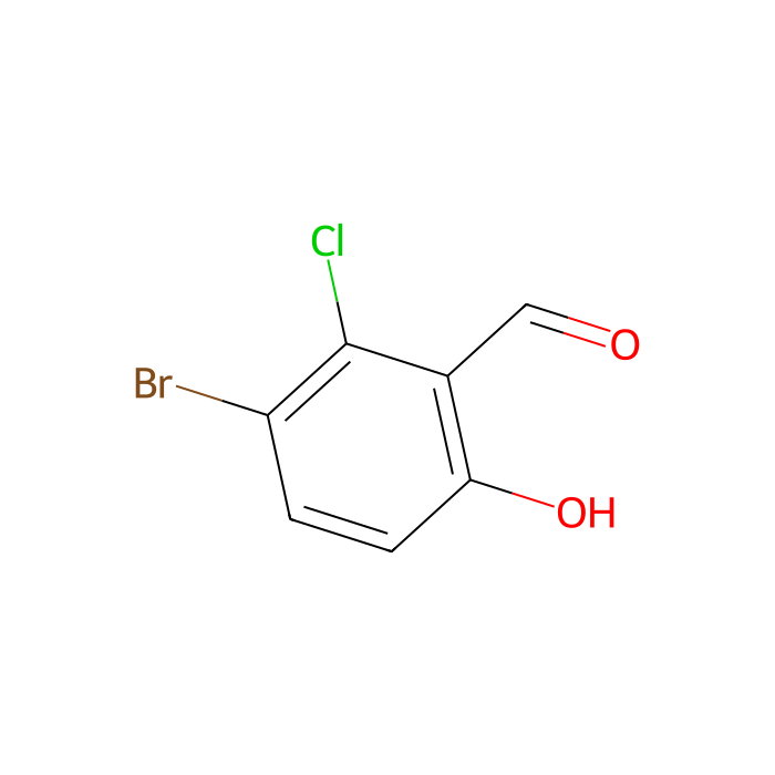3-溴-2-氯-6-羟基苯甲醛