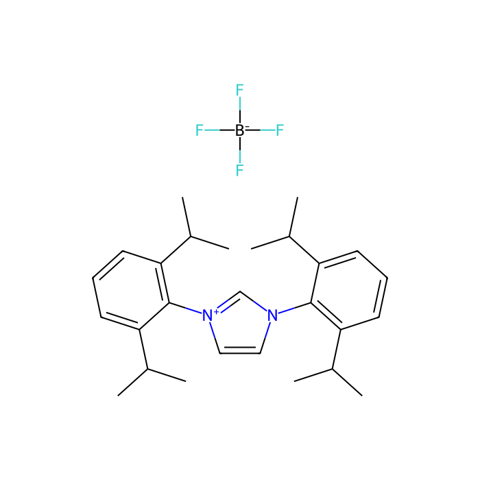 1,3-双(2,6-二异丙基苯基)-1H-咪唑-3-鎓四氟硼酸盐