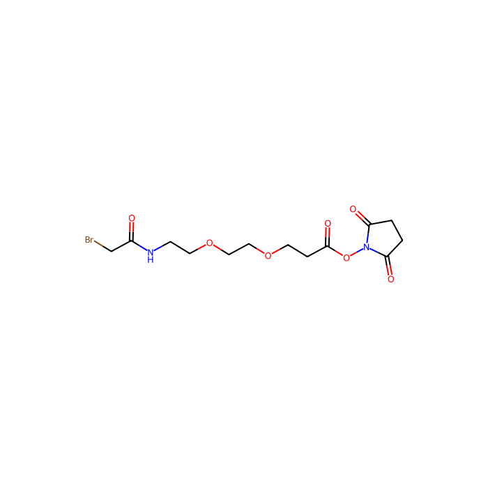 溴乙酰氨基-PEG2-琥珀酰亚胺酯