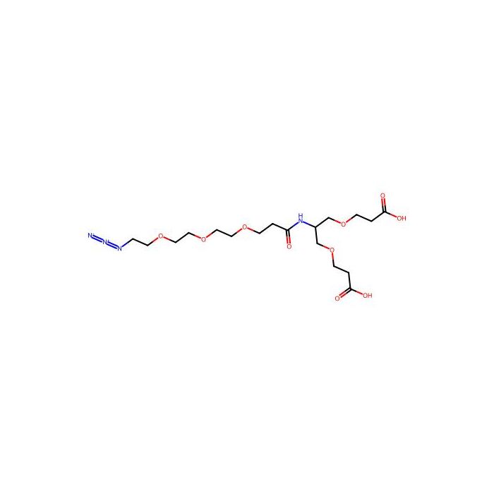 2-(叠氮基-PEG3-酰胺基)-1,3-双(羧乙氧基)丙烷