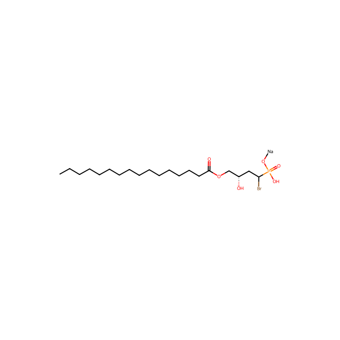 [1-bromo-(3S)-hydrox-4-(palmitoyloxy)butyl]phosphate, LPA 4 受体拮抗剂