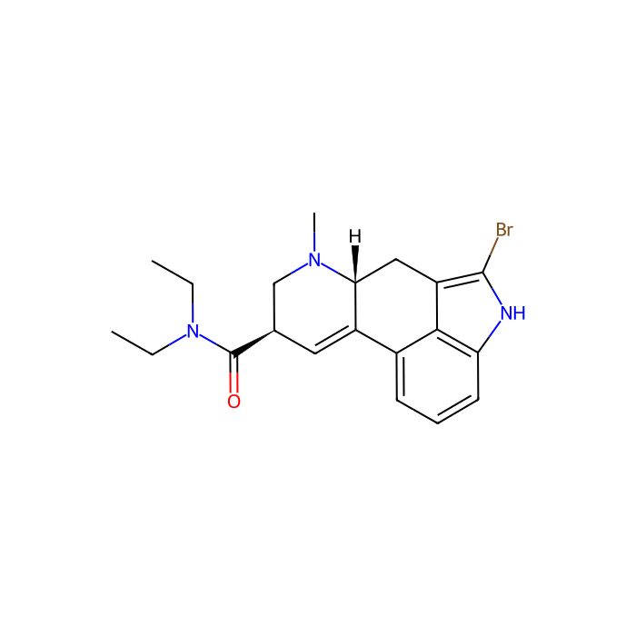 2-bromo-LSD, 5-HT 6 受体拮抗剂；5-HT 7 受体拮抗剂