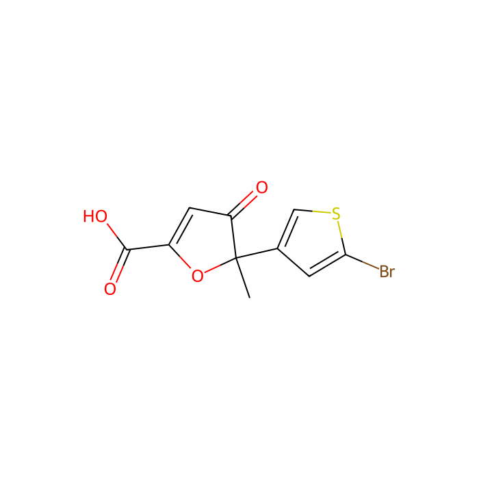 (+)-5-(5-bromothiophen-3-yl)-5-methyl-4-oxo-4,5-dihydro-furan-2-carboxylic acid, HCA 2 受体激动剂