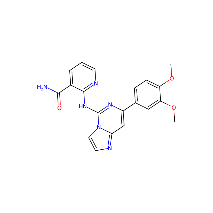 BAY 61-3606, 核因子卡巴 B 激酶复合物抑制剂成分的抑制剂;丝裂原活化蛋白激酶激酶 2 的抑制剂;脾脏相关酪氨酸激酶的抑制剂