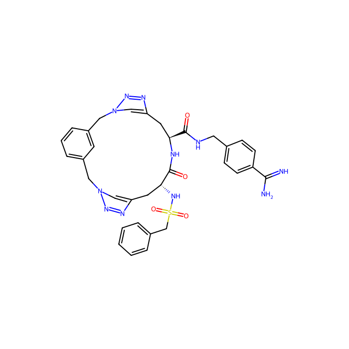 bis-triazole derivative 10, 纤溶酶原抑制剂
