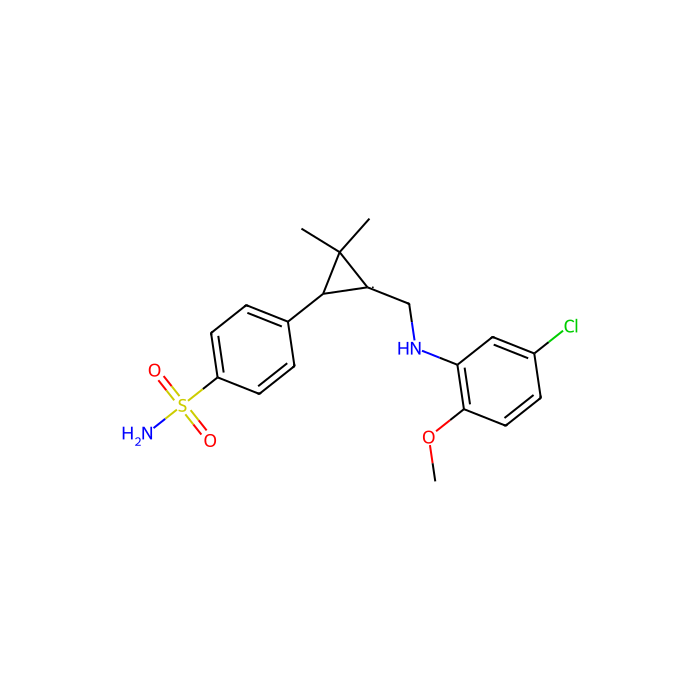 BNC375, 烟碱乙酰胆碱受体 α7 亚基的异构调节剂