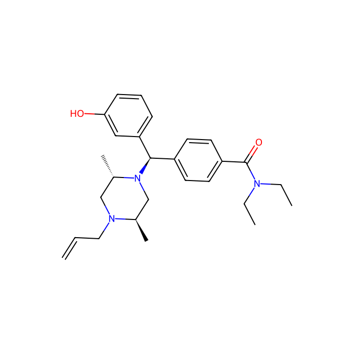 BW373U86, δ受体激动剂;κ受体激动剂;μ受体激动剂