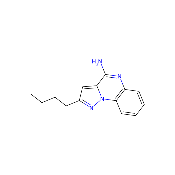 2-butylpyrazolo[1,5-a]quinoxalin-4-amine, TLR7 拮抗剂