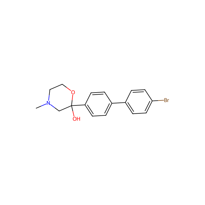 2-[4-(4-bromophenyl)phenyl]-4-methylmorpholin-2-ol, 角鲨烯合成酶抑制剂 