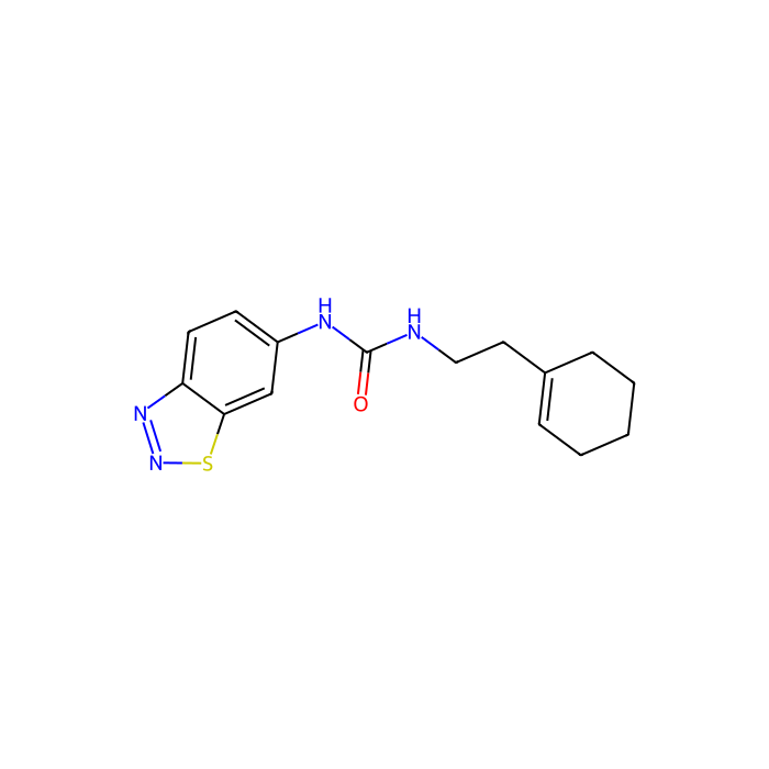 3-(1,2,3-benzothiadiazol-6-yl)-1-[2-(cyclohex-1-en-1-yl)ethyl]urea, 蛋白精氨酸甲基转移酶 3 抑制剂
