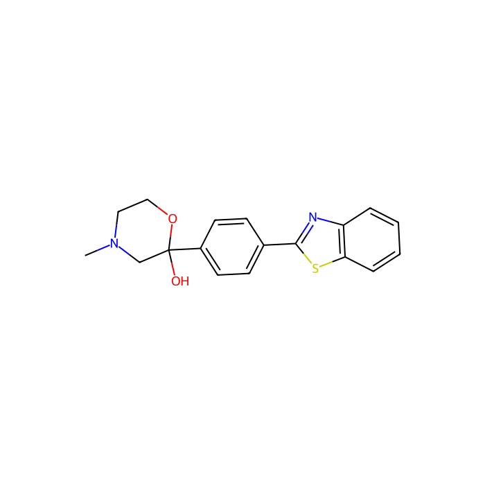 2-[4-(1,3-benzothiazol-2-yl)phenyl]-4-methylmorpholin-2-ol, 角鲨烯合成酶抑制剂 