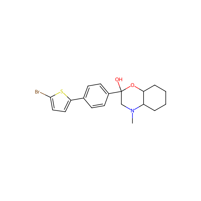 2-[4-(5-bromothiophen-2-yl)phenyl]-4-methyl-octahydro-2H-1,4-benzoxazin-2-ol, 角鲨烯合成酶抑制剂 