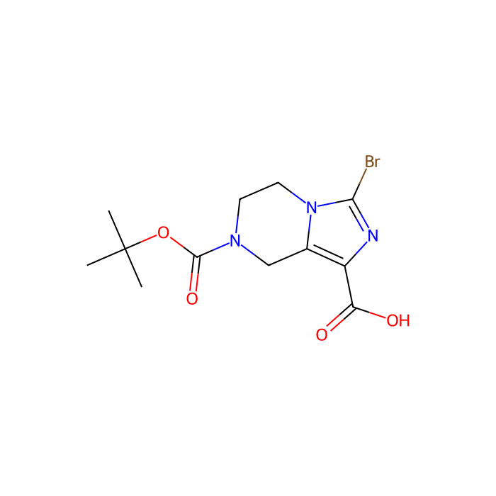 3-bromo-7-[(tert-butoxy)carbonyl]-5H,6H,7H,8H-imidazo[1,5-a]pyrazine-1-carboxylic acid