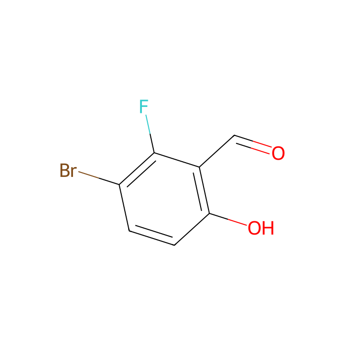 3-bromo-2-fluoro-6-hydroxy-benzaldehyde