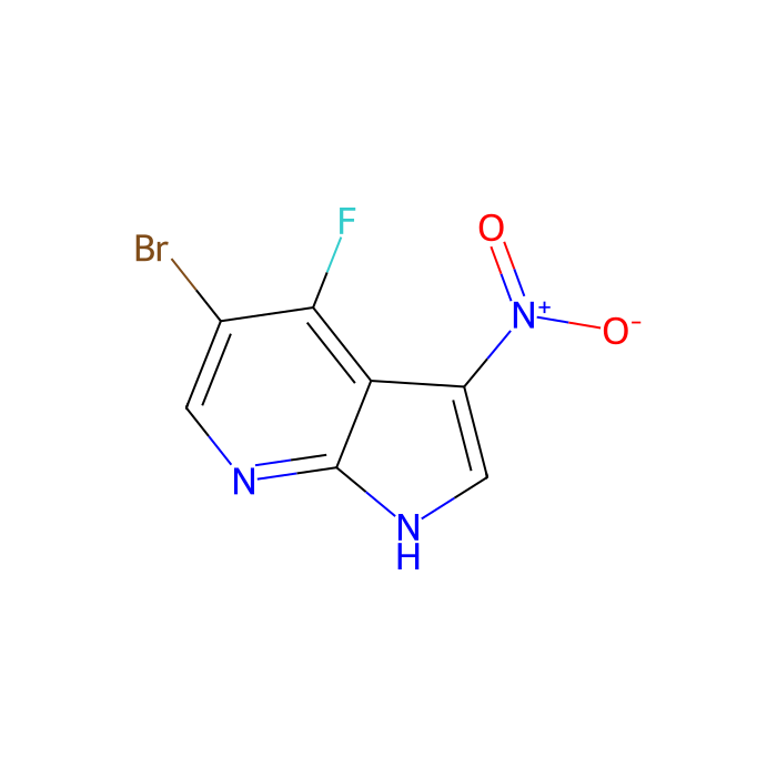 5-bromo-4-fluoro-3-nitro-1H-pyrrolo[2,3-b]pyridine