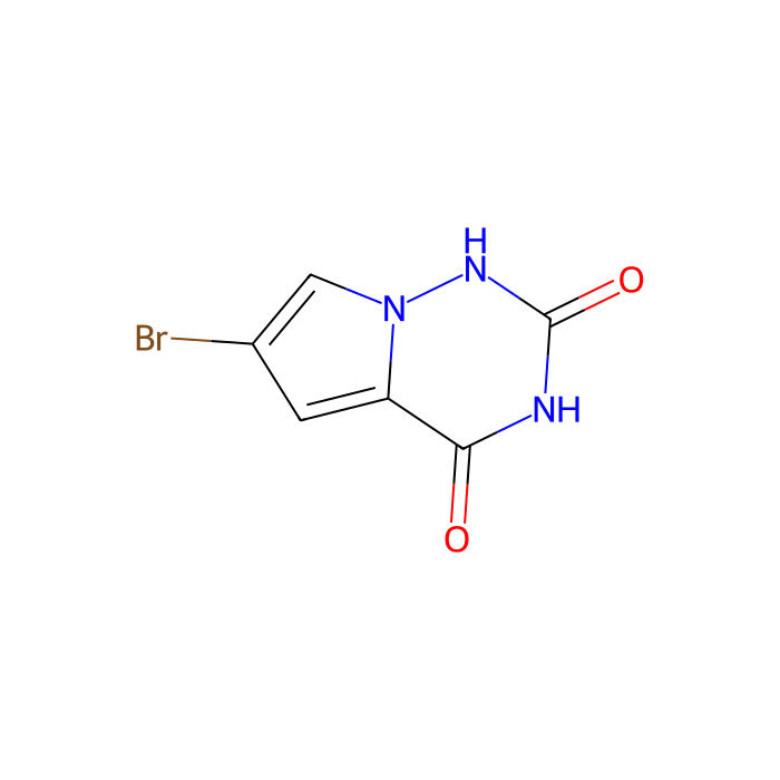 6-bromo-1H,2H,3H,4H-pyrrolo[2,1-f][1,2,4]triazine-2,4-dione