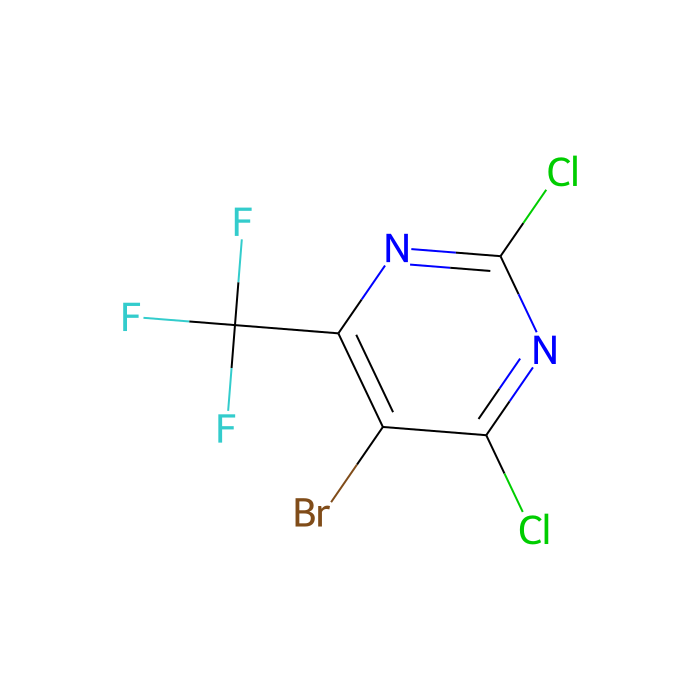 5-bromo-2,4-dichloro-6-(trifluoromethyl)pyrimidine