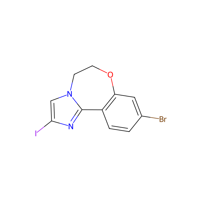9-溴-2-碘-5,6-二氢咪唑并[1,2-d][1,4]苯并氧氮卓