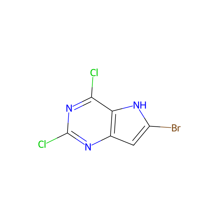 6-bromo-2,4-dichloro-5H-pyrrolo[3,2-d]pyrimidine