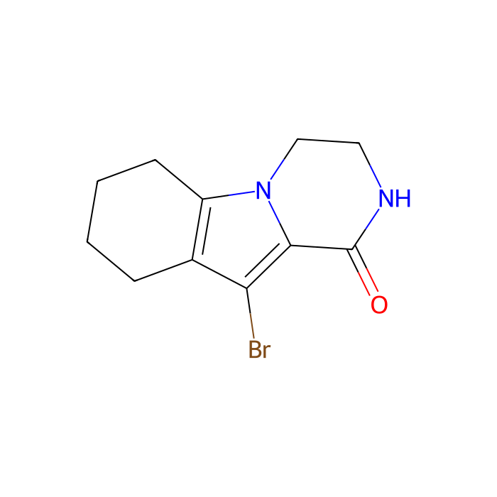 10-bromo-3,4,6,7,8,9-hexahydro-2H-pyrazino[1,2-a]indol-1-one