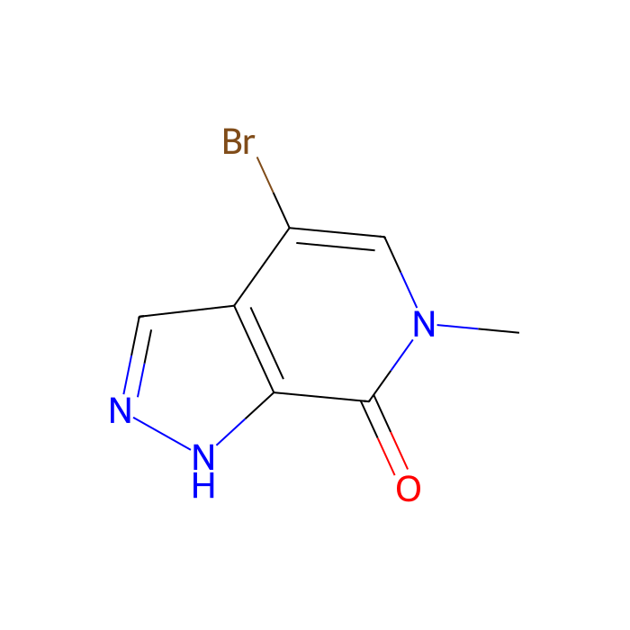 4-bromo-6-methyl-1H-pyrazolo[3,4-c]pyridin-7-one