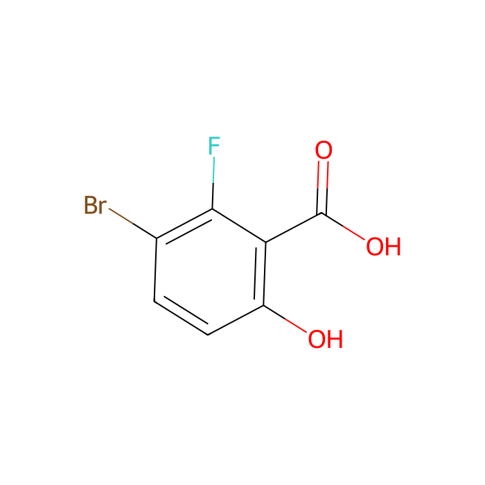 3-bromo-2-fluoro-6-hydroxy-benzoic acid