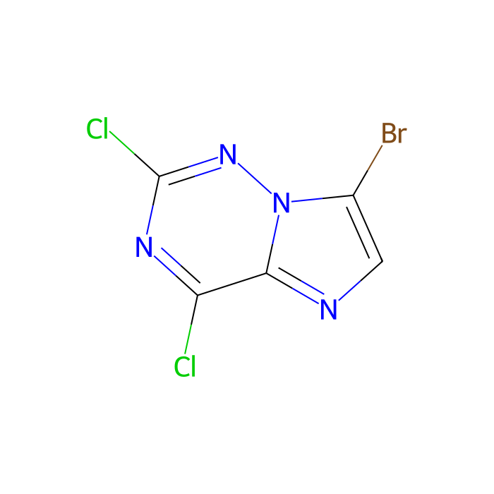 7-bromo-2,4-dichloro-imidazo[2,1-f][1,2,4]triazine