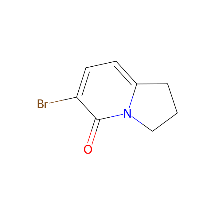 6-bromo-2,3-dihydro-1H-indolizin-5-one