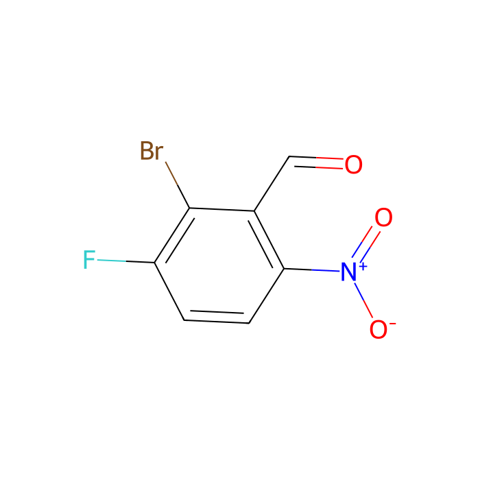 2-bromo-3-fluoro-6-nitro-benzaldehyde