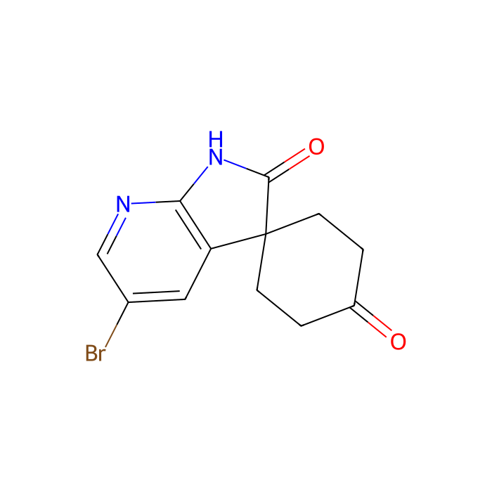 5'-bromo-1',2'-dihydrospiro[cyclohexane-1,3'-pyrrolo[2,3-b]pyridine]-2',4-dione
