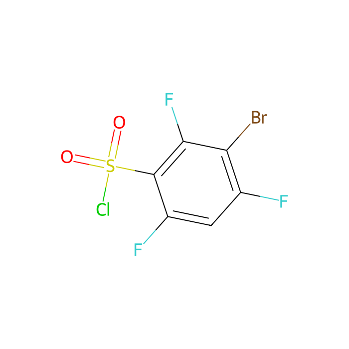 3-bromo-2,4,6-trifluoro-benzenesulfonyl chloride