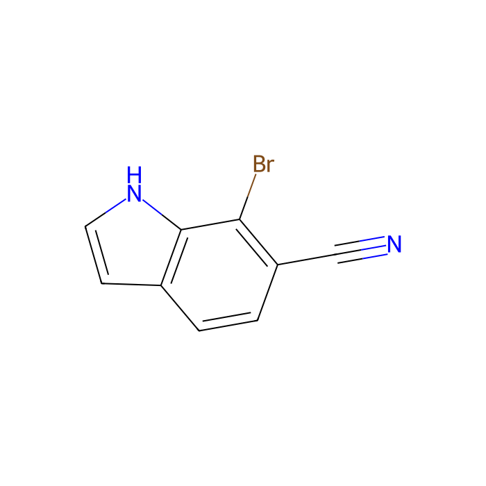 7-bromo-1H-indole-6-carbonitrile
