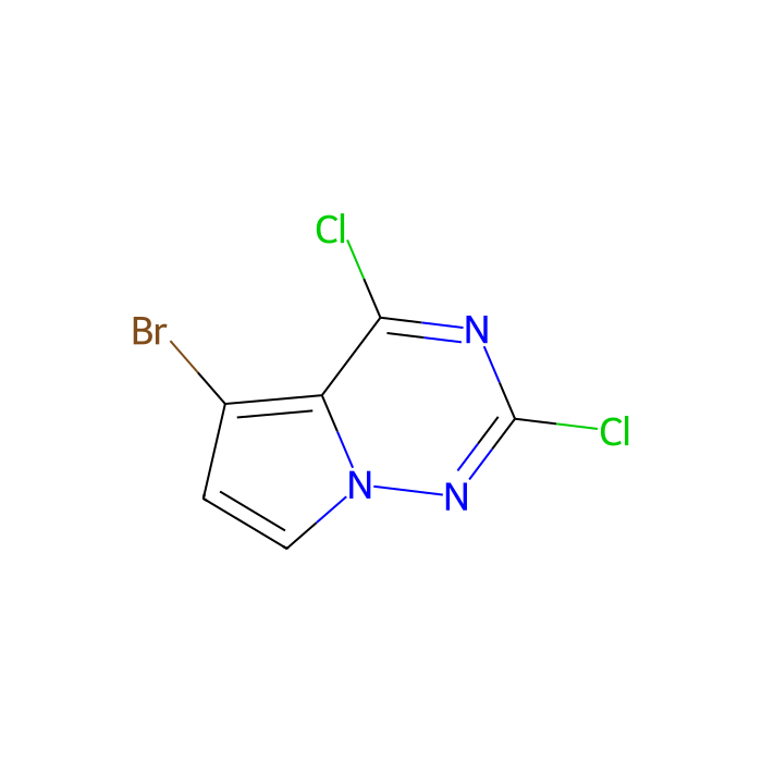 5-bromo-2,4-dichloro-pyrrolo[2,1-f][1,2,4]triazine