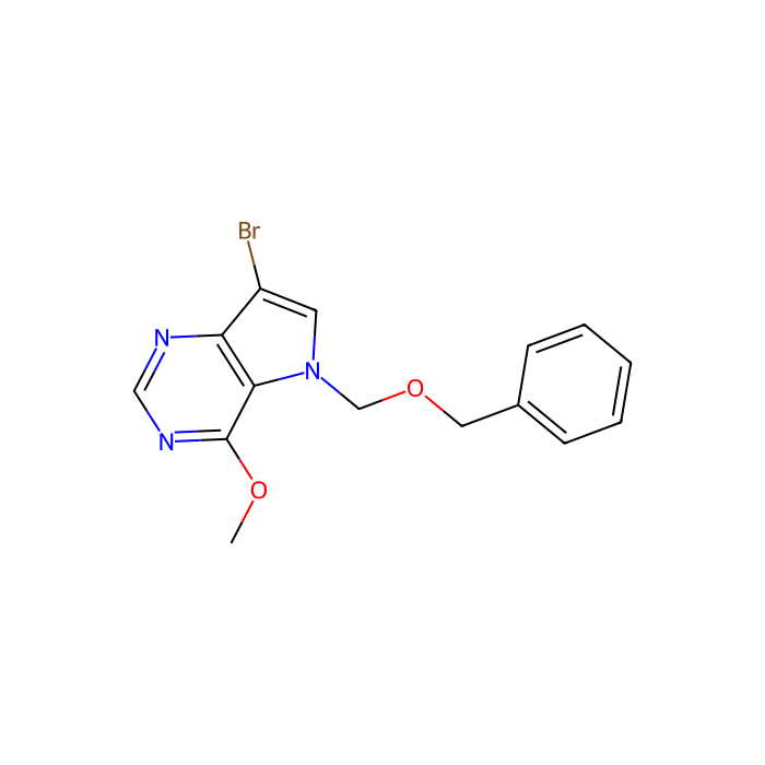 5-[(benzyloxy)methyl]-7-bromo-4-methoxy-5H-pyrrolo[3,2-d]pyrimidine