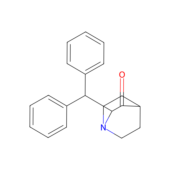 2-benzhydrylquinuclidin-3-one