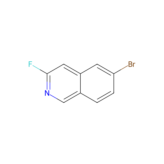 6-bromo-3-fluoroisoquinoline