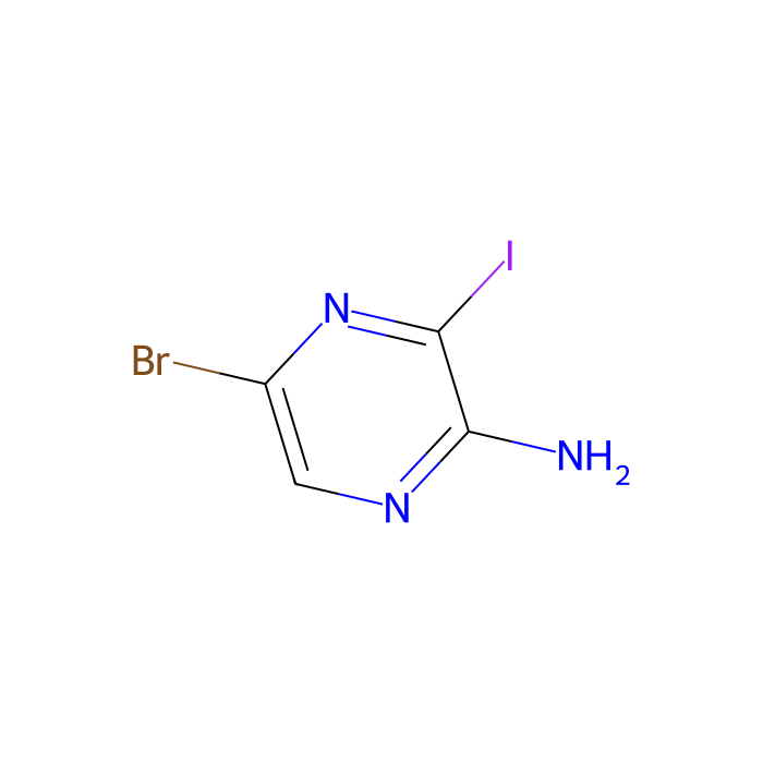 5-bromo-3-iodopyrazin-2-amine