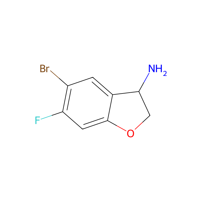 (3S)-5-bromo-6-fluoro-2,3-dihydrobenzofuran-3-amine
