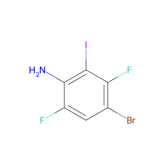 4-bromo-3,6-difluoro-2-iodo-aniline
