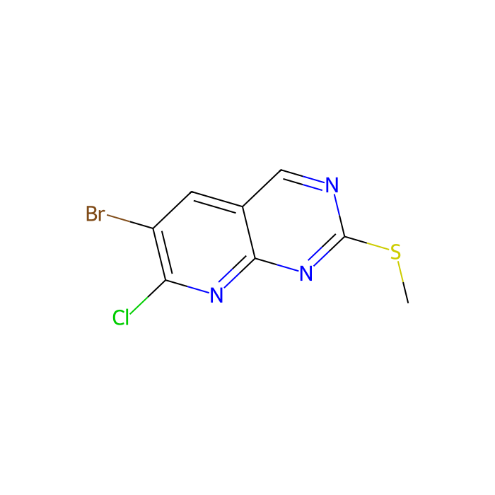 6-bromo-7-chloro-2-methylsulfanyl-pyrido[2,3-d]pyrimidine