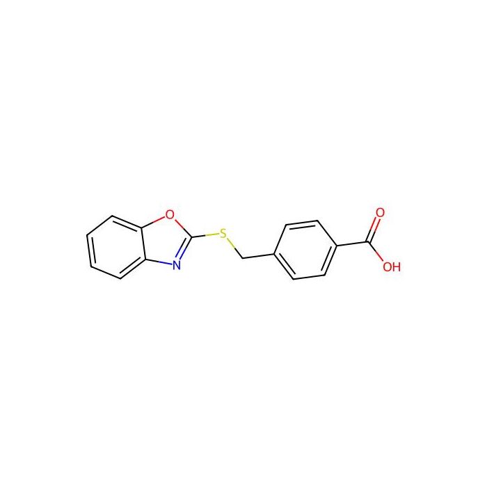4-[(1,3-Benzoxazol-2-ylsulfanyl)methyl]benzoic acid