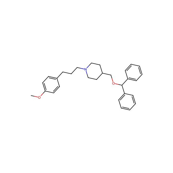 4-(Benzhydryloxymethyl)-1-[3-(4-methoxyphenyl)propyl]piperidine