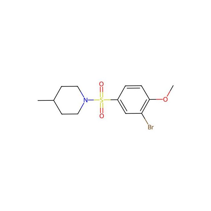 1-((3-Bromo-4-methoxyphenyl)sulfonyl)-4-methylpiperidine