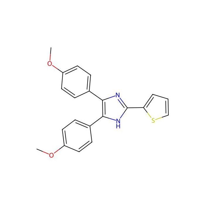 4,5-bis(4-methoxyphenyl)-2-thiophen-2-yl-1H-imidazole