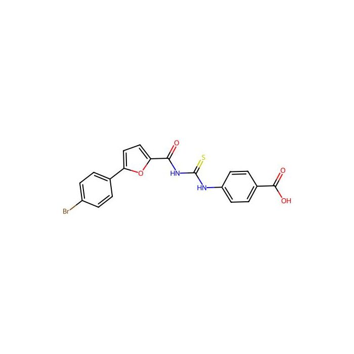 4-[[5-(4-Bromophenyl)furan-2-carbonyl]carbamothioylamino]benzoic acid