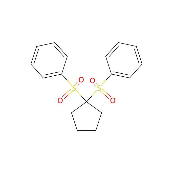 [1-(Benzenesulfonyl)cyclopentyl]sulfonylbenzene
