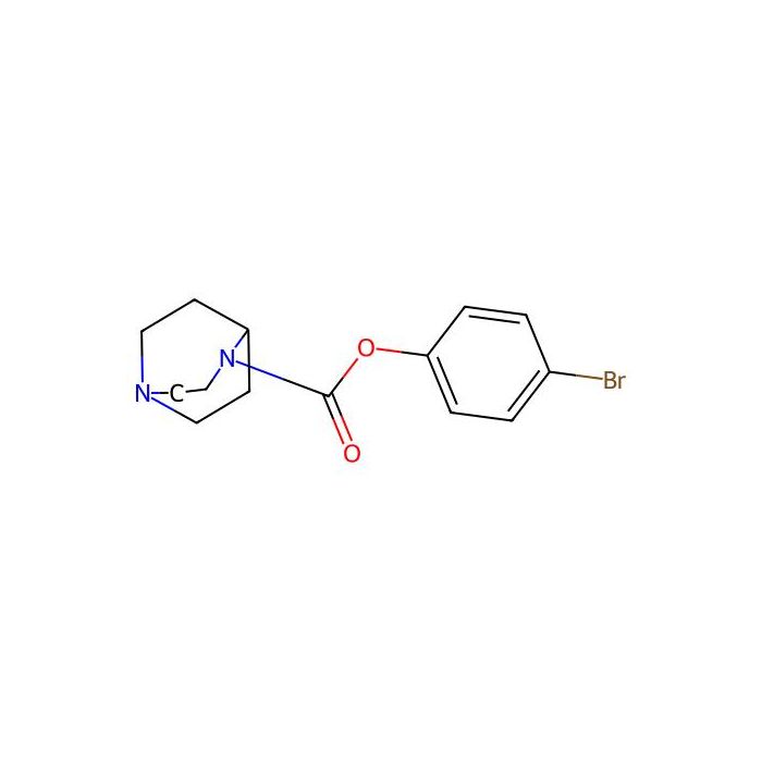 4-Bromophenyl 1,4-diazabicyclo(3.2.2)nonane-4-carboxylate, 神经元乙酰胆碱受体蛋白 alpha-7 亚基部分激动剂
